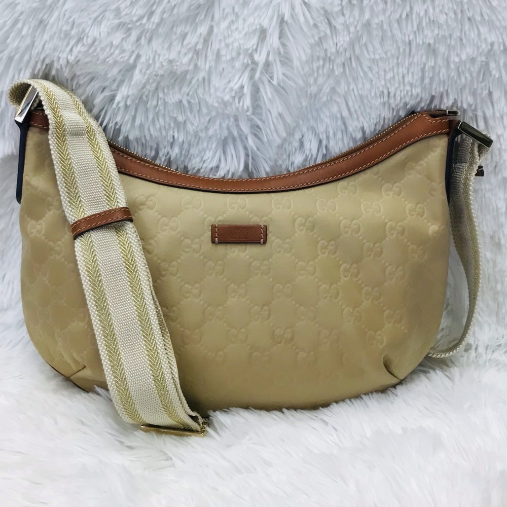 GUCCI WEBLINE NYLON CANVAS CROSSBODY SLING FINAL SALE